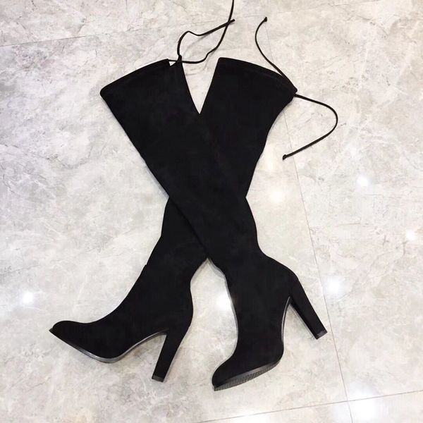 fashion knee boots ladies winter knee boots with leather straps 2.5-9cm high heel shoes and fast ship, Black
fashion knee boots ladies winter knee boots with leather straps 2.5-9cm high heel shoes and fast ship, Black