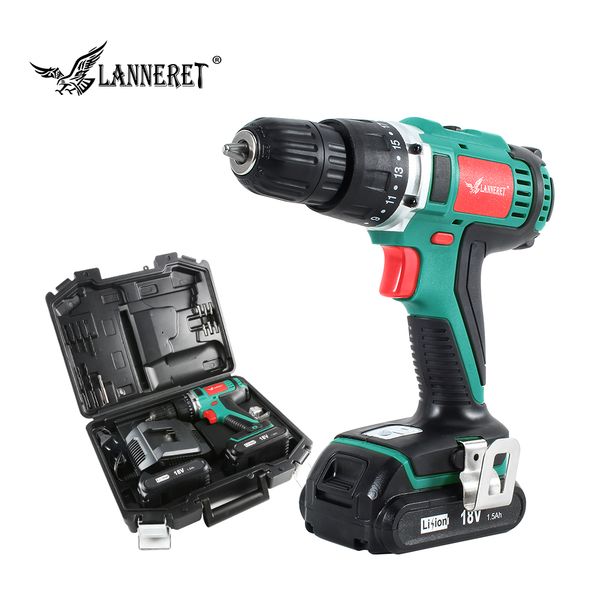 lanneret 18v 45nm dc lithium-ion battery 3/8inch 2-speed electric cordless drill mini electric screwdriver wireless power driver
lanneret 18v 45nm dc lithium-ion battery 3/8inch 2-speed electric cordless drill mini electric screwdriver wireless power driver