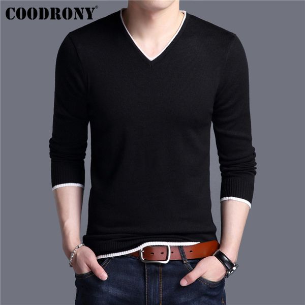 coodrony mens sweaters 2019 spring autumn cashmere cotton sweater men knitwear shirt pull homme casual v-neck pullover men 91012 sh190930, White;black
coodrony mens sweaters 2019 spring autumn cashmere cotton sweater men knitwear shirt pull homme casual v-neck pullover men 91012 sh190930, White;black