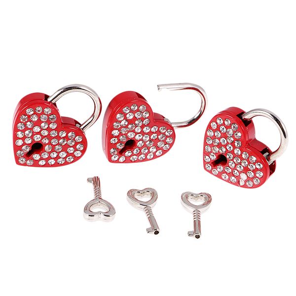 3x мода love heart shaped padlock ж / key дневник путешествия locker подвеска красный
3x мода love heart shaped padlock ж / key дневник путешествия locker подвеска красный