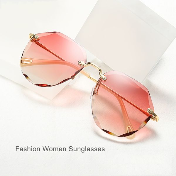 women sunglasses ocean color lens uv400 eyeglasses eyewear rimless fashion sun glasses for outdoor walking cycling street beat
women sunglasses ocean color lens uv400 eyeglasses eyewear rimless fashion sun glasses for outdoor walking cycling street beat