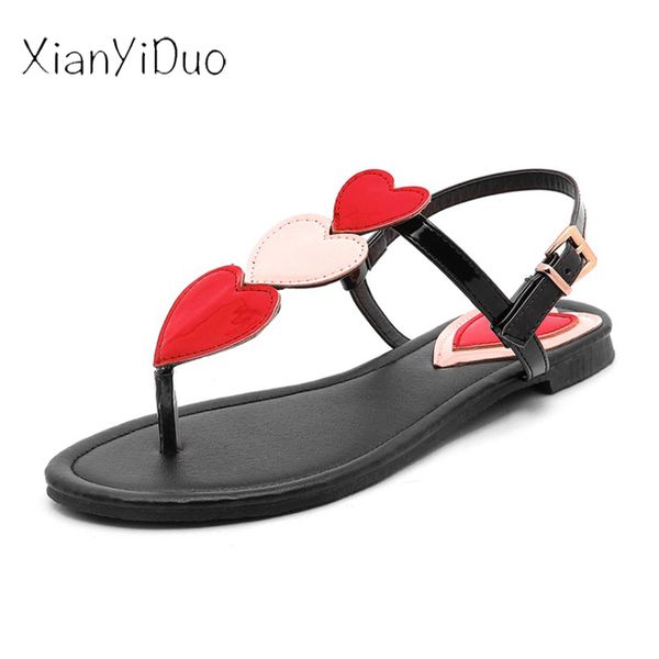 2019 new summer sweet women's shoes flat with sandals plus size 40-46 appliques mixed colors appliques red flip flops /525, Black
2019 new summer sweet women's shoes flat with sandals plus size 40-46 appliques mixed colors appliques red flip flops /525, Black