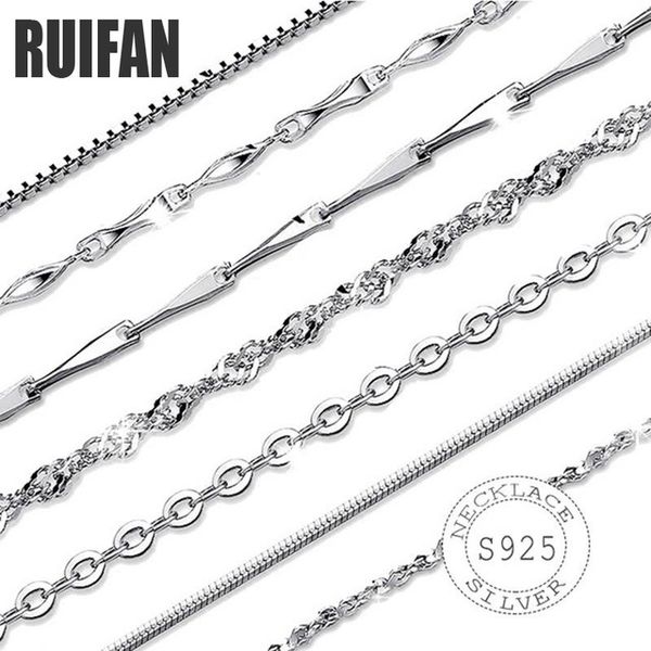heap Necklaces Ruifan 40/45cm Silm Genuine 925 Sterling Silver Chokers Necklaces Women Ladies Basic Chain Around the Neck Fine Jewelry YN...
heap Necklaces Ruifan 40/45cm Silm Genuine 925 Sterling Silver Chokers Necklaces Women Ladies Basic Chain Around the Neck Fine Jewelry YN...