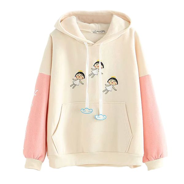 autumn winter new cute cartoon hooded hoodies japanese women thick warm velvet sweatshirts, Black
autumn winter new cute cartoon hooded hoodies japanese women thick warm velvet sweatshirts, Black