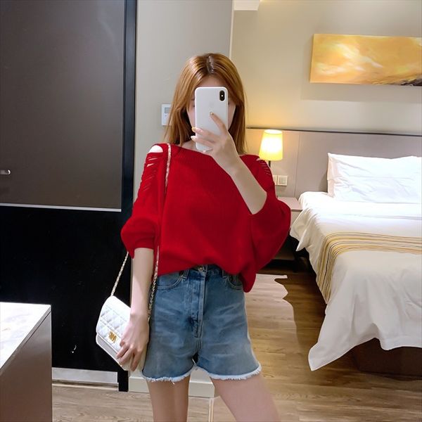 women's loose bat knitted hollow all-match women's loose bat knitted sweater hollow all-match sweater sweater, White
women's loose bat knitted hollow all-match women's loose bat knitted sweater hollow all-match sweater sweater, White