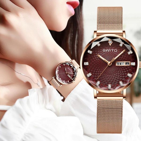 brand calendar luminous women's watch simple texture printing quartz clock stainless steel waterproof watches, Slivery;brown
brand calendar luminous women's watch simple texture printing quartz clock stainless steel waterproof watches, Slivery;brown
