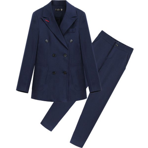 fashion pants suit female work clothes new navy loose busines blazer + elastic pant two-piece occupation set women, White;black
fashion pants suit female work clothes new navy loose busines blazer + elastic pant two-piece occupation set women, White;black