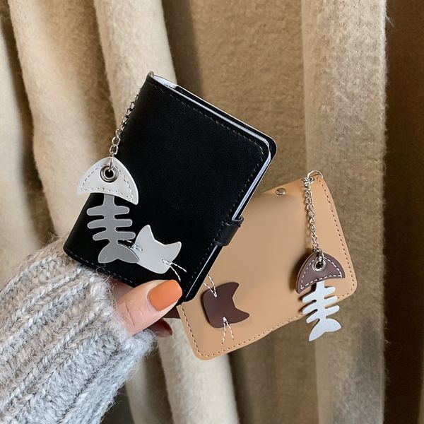 new short wallet female 2020 cute cat lady card bag student simple wild female bag pu leather wallet, Red;black 
new short wallet female 2020 cute cat lady card bag student simple wild female bag pu leather wallet, Red;black