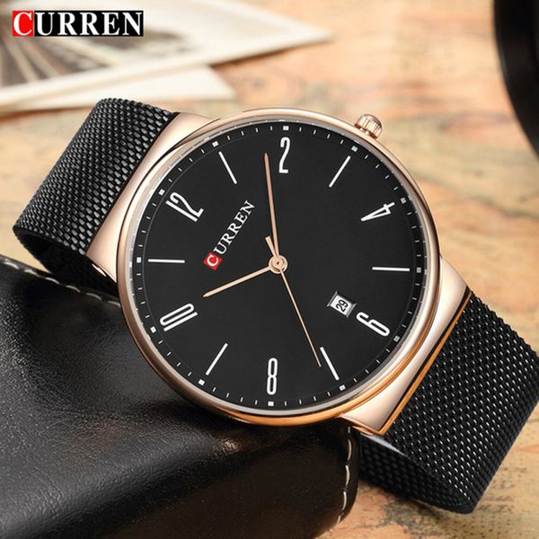 curren brand mens watches mesh steel ultra thin quartz watch men luxury business wristwatch relogio masculino drop shipping 8257, Slivery;brown
curren brand mens watches mesh steel ultra thin quartz watch men luxury business wristwatch relogio masculino drop shipping 8257, Slivery;brown