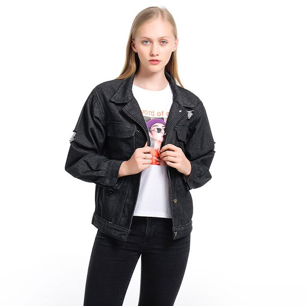 fashion denim jacket women spring and autumn coats long sleeve basic jackets thin women's jacket female jackets outwear, Black;brown
fashion denim jacket women spring and autumn coats long sleeve basic jackets thin women's jacket female jackets outwear, Black;brown