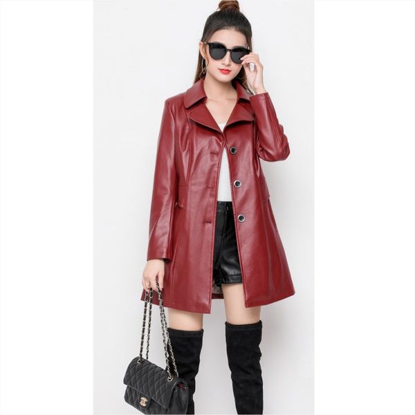 2018 plus size autumn and winter fashion turn -down collar slim sheath woman long coat solid pockets button female coat, Black
2018 plus size autumn and winter fashion turn -down collar slim sheath woman long coat solid pockets button female coat, Black