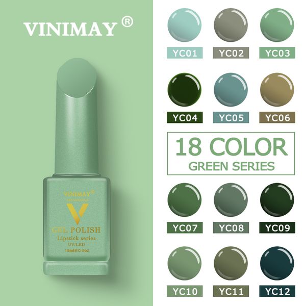 vinimay 18 color green gel nail polish uv nail gel lak primer soak off art design lacque varnish gelpolish, Red;pink
vinimay 18 color green gel nail polish uv nail gel lak primer soak off art design lacque varnish gelpolish, Red;pink