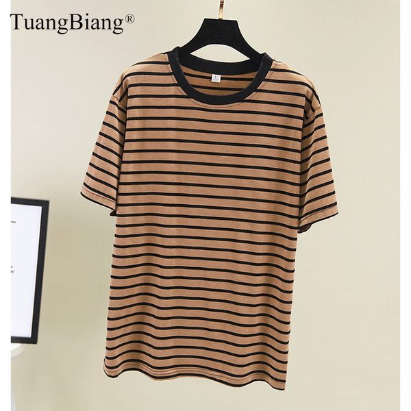 khaki black stripe ladies t shirts 2019 summer cotton femme short sleeve casual retro tee women round neck loose tshirts, White
khaki black stripe ladies t shirts 2019 summer cotton femme short sleeve casual retro tee women round neck loose tshirts, White