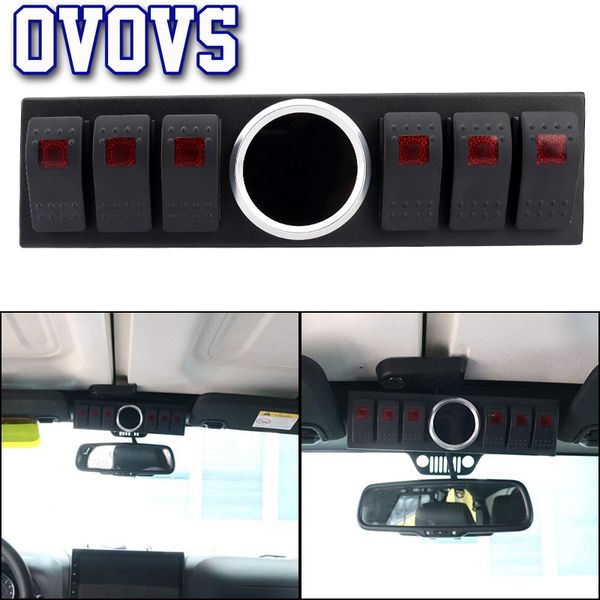 new overhead switch panel with control and source system red back-light switches panel for wrangler jk & jku 2007-2018
new overhead switch panel with control and source system red back-light switches panel for wrangler jk & jku 2007-2018