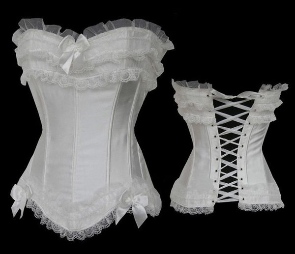 new arrival white/purple overbust pattern corset l corselet lace up bodyshaper for women, Black;white 
new arrival white/purple overbust pattern corset l corselet lace up bodyshaper for women, Black;white