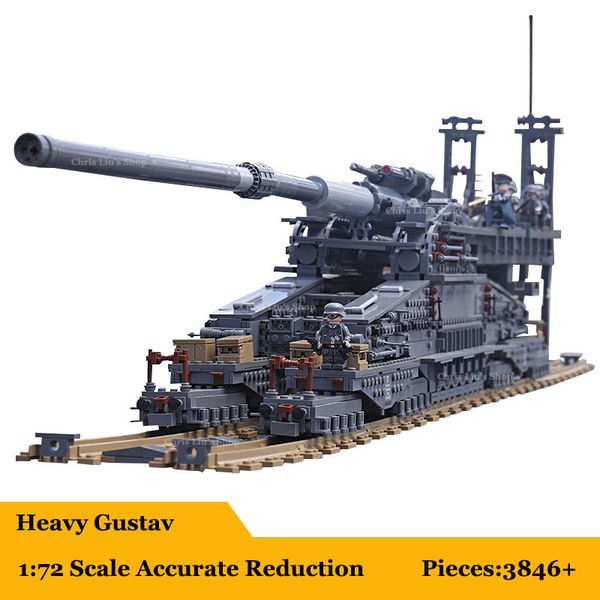 дора / тяжелая gustav gun модель здание наборы 1:72 масштаб трудных игрушки строительных блоки railway gun
дора / тяжелая gustav gun модель здание наборы 1:72 масштаб трудных игрушки строительных блоки railway gun