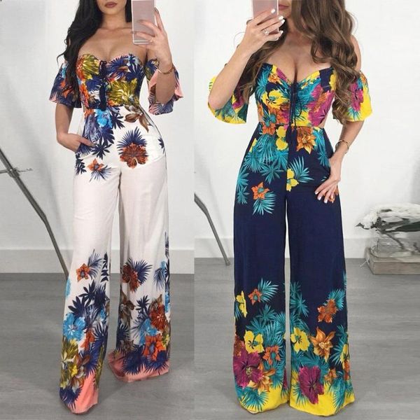 pants 2020 summer new women casual floral printed strappy women tube jumpsuit romper wide leg trousers, Black;white
pants 2020 summer new women casual floral printed strappy women tube jumpsuit romper wide leg trousers, Black;white