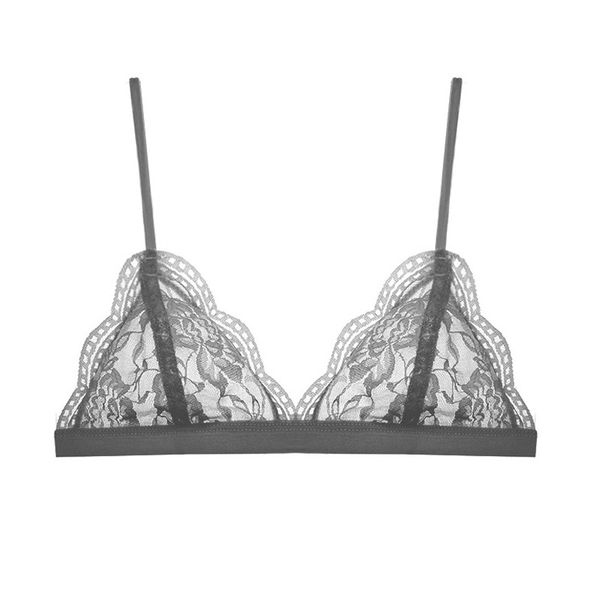 new style full lace french triangle cup underwear non-steel ring bra thin, Red;black
new style full lace french triangle cup underwear non-steel ring bra thin, Red;black