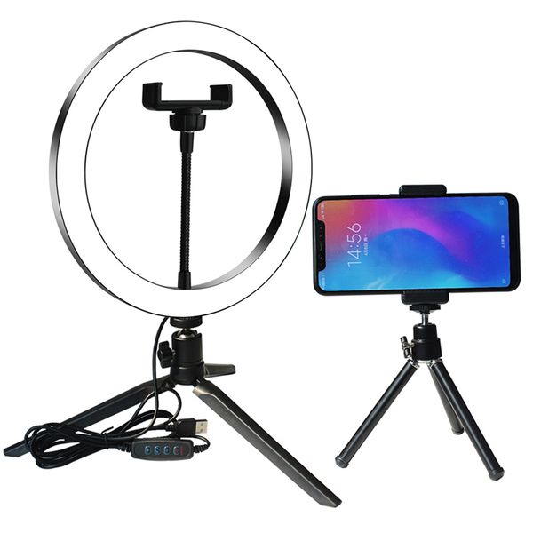 14.5/16/20/26cm dimmable led selfie light pgraphy studio phone video with mini tripod usb plug live streaming ring lamp
14.5/16/20/26cm dimmable led selfie light pgraphy studio phone video with mini tripod usb plug live streaming ring lamp