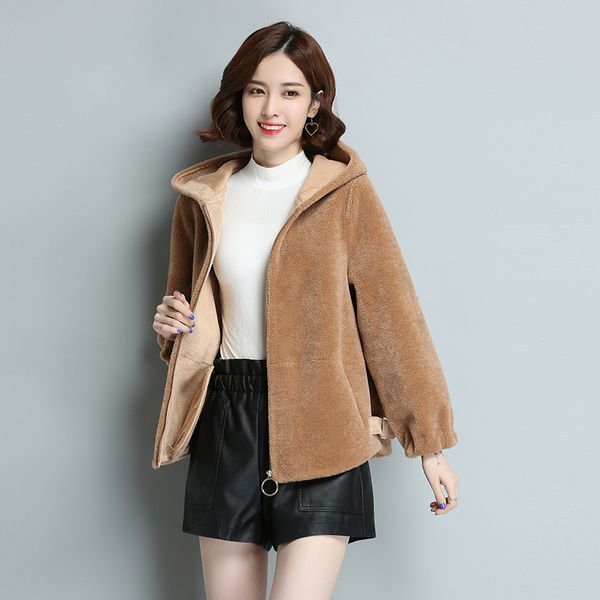 coat wool 100% female sheep shearling fur coats 2020 winter jacket women hooded korean long jackets manteau femme my4173 s s, Black
coat wool 100% female sheep shearling fur coats 2020 winter jacket women hooded korean long jackets manteau femme my4173 s s, Black