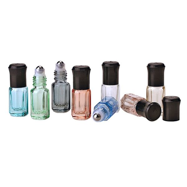 3ml essential oil diffuser octagonal glass essential oil perfume bottle colorful thick wall roll on bottles with stainless steel ball
3ml essential oil diffuser octagonal glass essential oil perfume bottle colorful thick wall roll on bottles with stainless steel ball