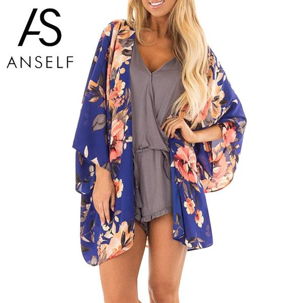 anself 2019 new summer pareo female half sleeve flower printing loose chiffon kimono cardigan beach thin sunscreen woman blouse, White
anself 2019 new summer pareo female half sleeve flower printing loose chiffon kimono cardigan beach thin sunscreen woman blouse, White