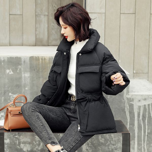 women autumn jackets weman parka winter short generation jacket waist new big pocket female leisure coat down jacket, Black
women autumn jackets weman parka winter short generation jacket waist new big pocket female leisure coat down jacket, Black