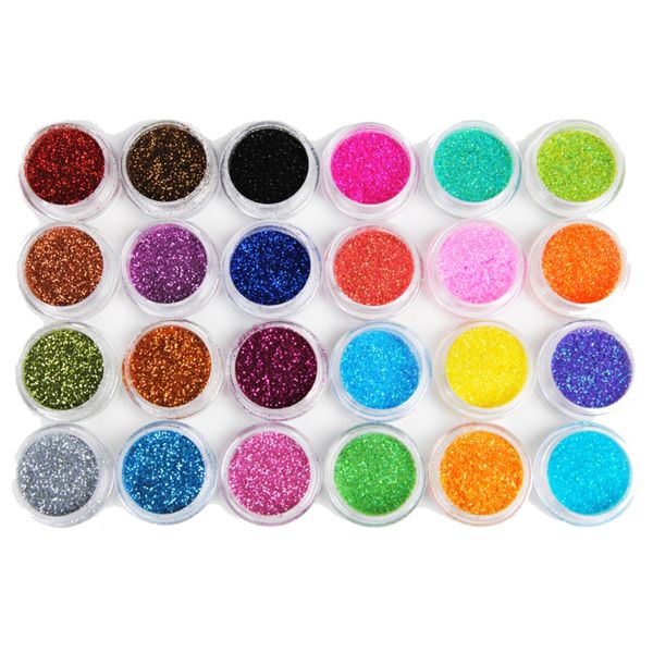 24 bottle/set glitter nail uv gel polish sequins dust acrylic glitters nail art decoration manicure craft decoration, Silver;gold
24 bottle/set glitter nail uv gel polish sequins dust acrylic glitters nail art decoration manicure craft decoration, Silver;gold
