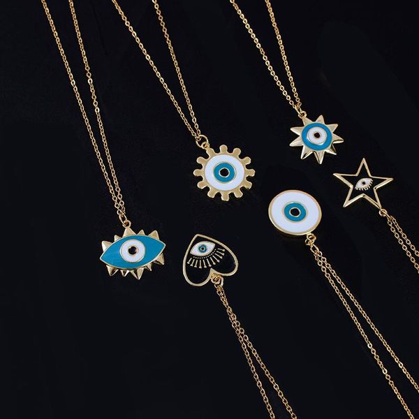 stainless steel turkish evil eye pendant necklace round sun heart star necklaces women jewelry acero inoxidable joyeria mujer jyenn, Silver
stainless steel turkish evil eye pendant necklace round sun heart star necklaces women jewelry acero inoxidable joyeria mujer jyenn, Silver