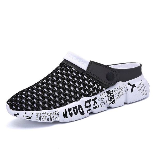 2019 new men summer shoes breathable light jogging sneakers casual beach slippers, Black
2019 new men summer shoes breathable light jogging sneakers casual beach slippers, Black
