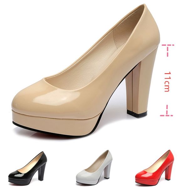 woman high heels women shoes big size wedding women patent leather shoes chunky pumps wedding chaussures femme tacones mujer, Black
woman high heels women shoes big size wedding women patent leather shoes chunky pumps wedding chaussures femme tacones mujer, Black