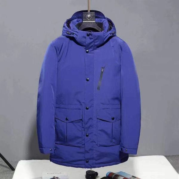 2019 new men's autumn and winter jacket warm down jacket outdoor hooded down jacket windproof sports coat xf9819, Black
2019 new men's autumn and winter jacket warm down jacket outdoor hooded down jacket windproof sports coat xf9819, Black