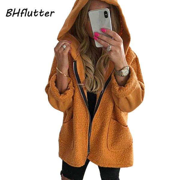 bhflutter 3xl plus size jackets coats women fashion zip up casual hooded overcoat warm fleece autumn winter outerwear chaqueta m, Black
bhflutter 3xl plus size jackets coats women fashion zip up casual hooded overcoat warm fleece autumn winter outerwear chaqueta m, Black
