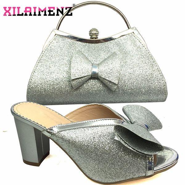 leisure style african design in silver color matching shoes and bag set slingbacks slipper with appliques italian shoes and bag, Black
leisure style african design in silver color matching shoes and bag set slingbacks slipper with appliques italian shoes and bag, Black