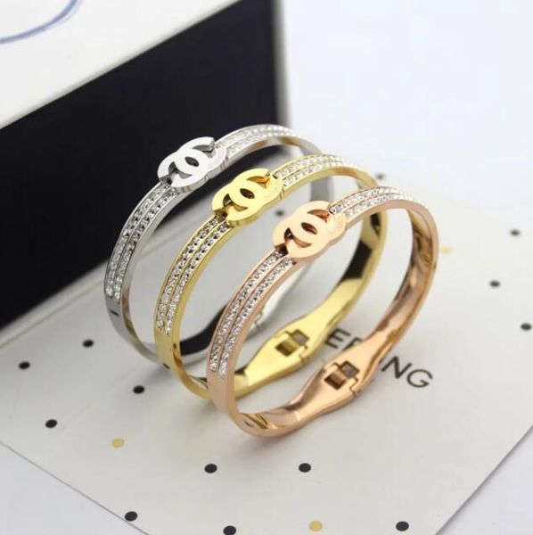 316l titanium steel letter drop oil strap buckle charm fashion brand female bracelet 18k gold strap couple bracelet ing, Golden;silver
316l titanium steel letter drop oil strap buckle charm fashion brand female bracelet 18k gold strap couple bracelet ing, Golden;silver