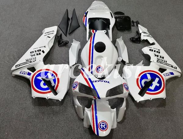 motorcycle new abs injection mold full fairings kits fit for honda cbr600rr f5 2003 2004 03 04 bodywork set custom white blue
motorcycle new abs injection mold full fairings kits fit for honda cbr600rr f5 2003 2004 03 04 bodywork set custom white blue