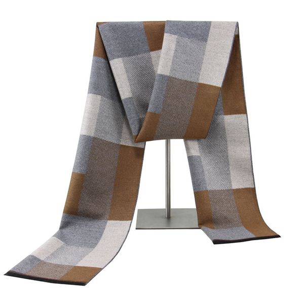 classic thick long scarf warm winter cashmere casual father's shawl plaid christmas gift to man scarves business formal wraps, Black;gray
classic thick long scarf warm winter cashmere casual father's shawl plaid christmas gift to man scarves business formal wraps, Black;gray