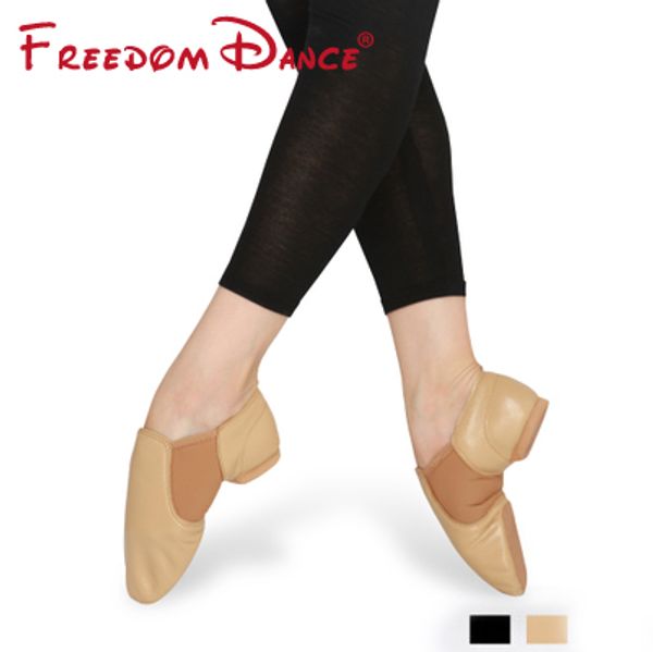 children boys girls jazz dance shoes genuine leather twin gores stretch slip-on ballet dancing sneakers kids training shoes, Black
children boys girls jazz dance shoes genuine leather twin gores stretch slip-on ballet dancing sneakers kids training shoes, Black