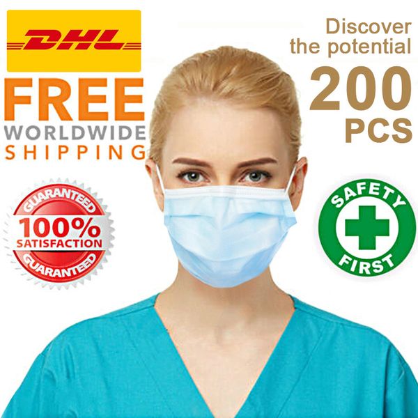 200pcs face anti virus mask disposable protect 3 layers filter dustproof earloop non woven mouth masks 24 hours shipping
200pcs face anti virus mask disposable protect 3 layers filter dustproof earloop non woven mouth masks 24 hours shipping