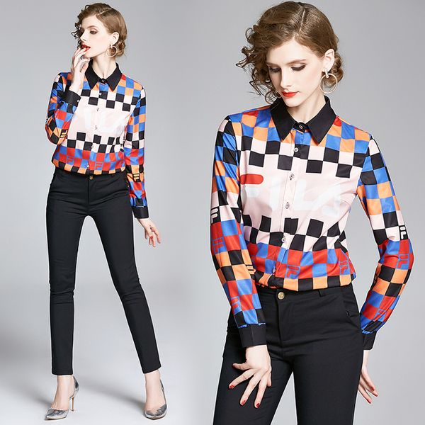luxury design ladies elegant casual office slim blouses button long sleeve spring summer runway fashion womens print collar shirts new, White
luxury design ladies elegant casual office slim blouses button long sleeve spring summer runway fashion womens print collar shirts new, White