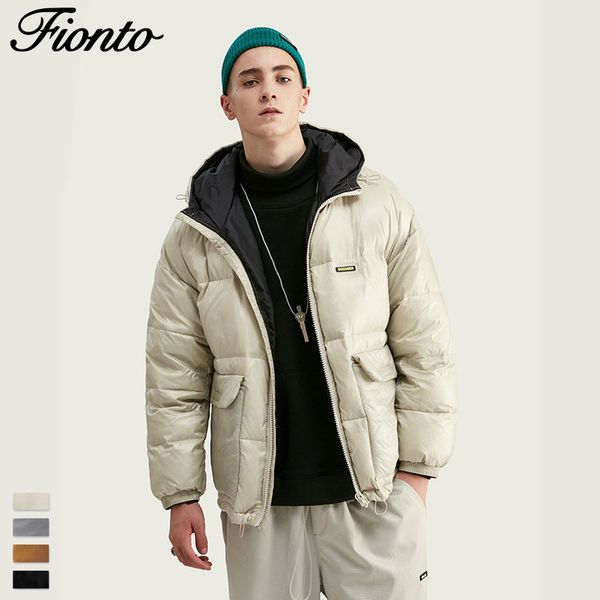 fionto men's 2019 new down-padded fashion parkas simple solid color plus thick warm men's hood down jacket, Black
fionto men's 2019 new down-padded fashion parkas simple solid color plus thick warm men's hood down jacket, Black