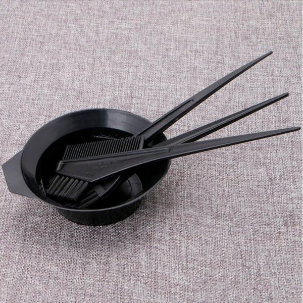 4pcs /set hair dye colouring brush comb black plastic mixing bowl barber salon tint hairdressing color styling tools dropship sweet07
4pcs /set hair dye colouring brush comb black plastic mixing bowl barber salon tint hairdressing color styling tools dropship sweet07