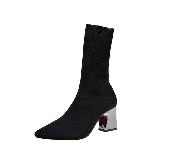 new women's shoes in autumn and winter knitted elastic boots designer short boots socks boots large size 34-43 high-heeled shoes 925x30, Black
new women's shoes in autumn and winter knitted elastic boots designer short boots socks boots large size 34-43 high-heeled shoes 925x30, Black