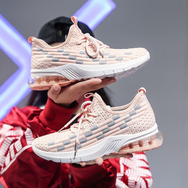 2020 spring and autumn models weaving breathable absorption air cushion women's sports shoes, women's running shoes 
2020 spring and autumn models weaving breathable absorption air cushion women's sports shoes, women's running shoes