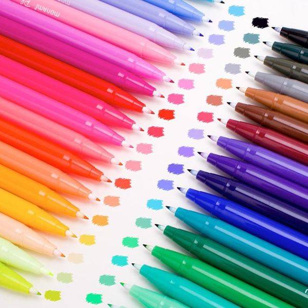 36 colors watercolors brush marker pen drawing markers art supplies sketching graffiti stationery for school colored markers set
36 colors watercolors brush marker pen drawing markers art supplies sketching graffiti stationery for school colored markers set