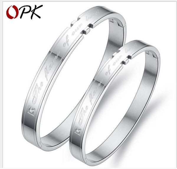 korean version jewelry new style love around titanium steel couple bracelet, Golden;silver
korean version jewelry new style love around titanium steel couple bracelet, Golden;silver