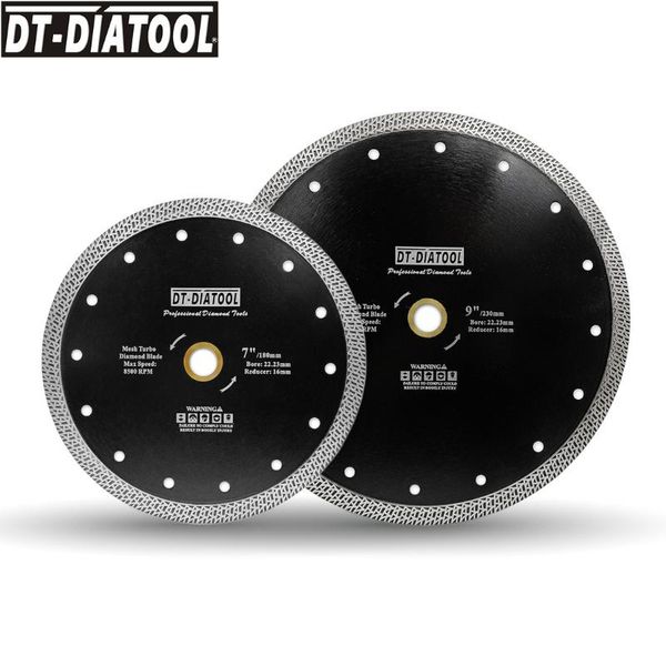 dt-diatool 3pcs/set dia 7"/ 9" mesh turbo diamond saw blade cutting disc diamond cutting wheel for granite tile marble
dt-diatool 3pcs/set dia 7"/ 9" mesh turbo diamond saw blade cutting disc diamond cutting wheel for granite tile marble
