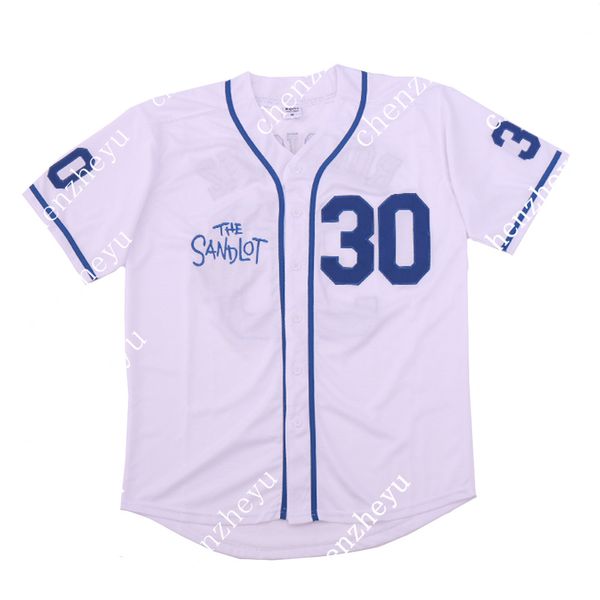 525135449558522 benny rodriguez 30 baseball jersey the sandlot movie white, Blue;black 
525135449558522 benny rodriguez 30 baseball jersey the sandlot movie white, Blue;black