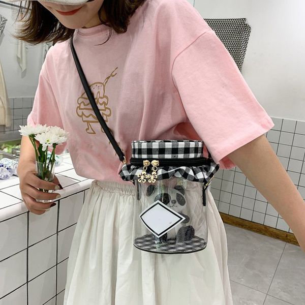 new ladies cylindrical shoulder bag girl cute animal plaid transparent fashion crossbody bag female casual bucket
new ladies cylindrical shoulder bag girl cute animal plaid transparent fashion crossbody bag female casual bucket