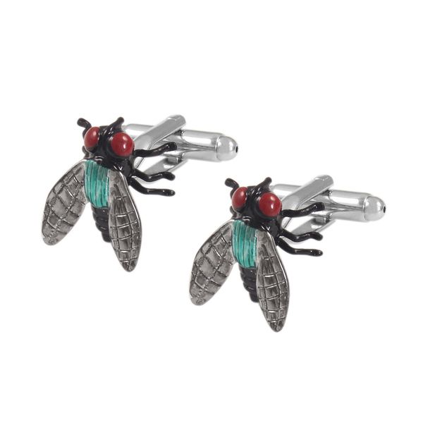 men's fly insect design french shirts cufflinks 1 pair set fashion cuff link, Silver
men's fly insect design french shirts cufflinks 1 pair set fashion cuff link, Silver